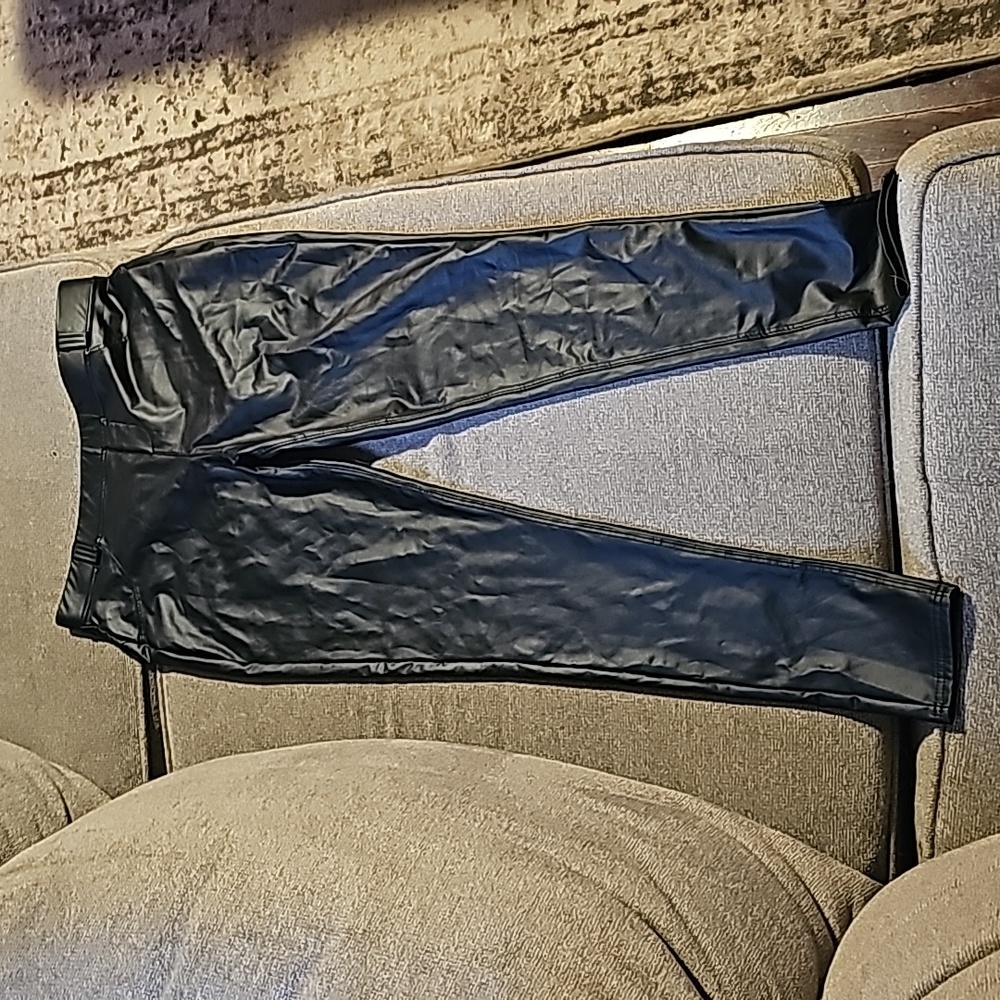 pleather pants